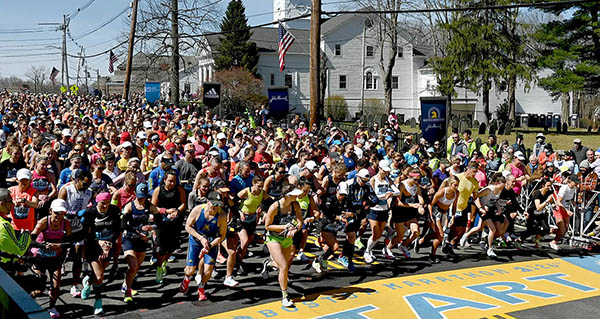 Boston Marathon Start