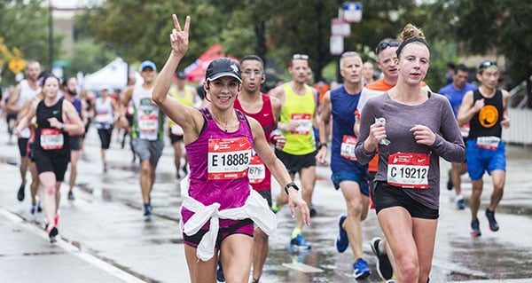 Chicago Marathon Girl